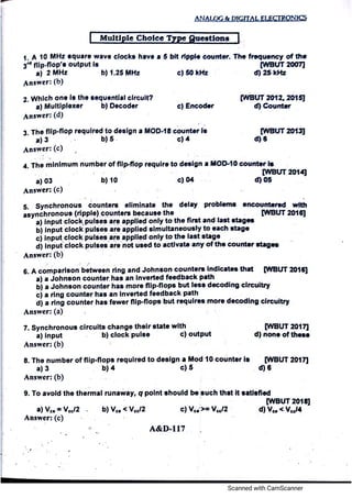 Analog electronic circuits 