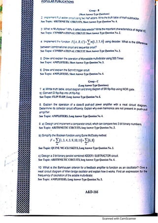 Analog electronic circuits 