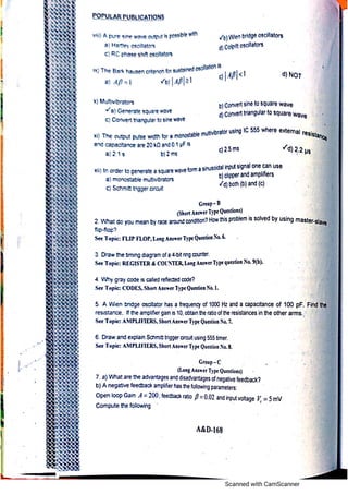 Analog electronic circuits 