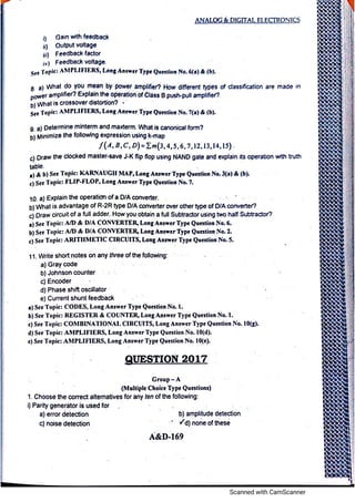 Analog electronic circuits 