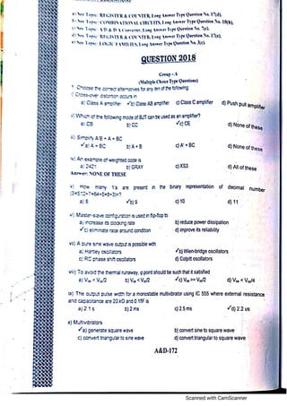 Analog electronic circuits 
