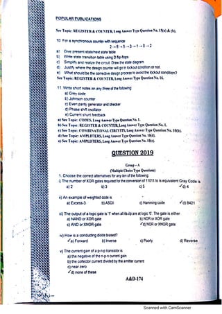 Analog electronic circuits 