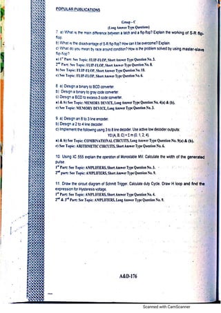 Analog electronic circuits 