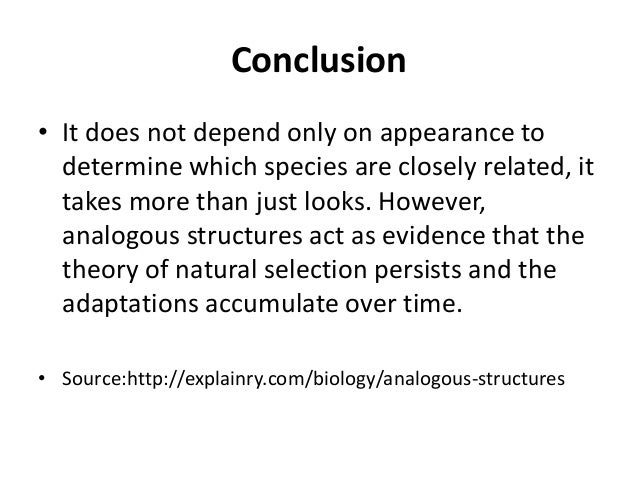 analogous structures