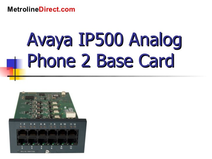 Avaya IP500 Analog Phone 2