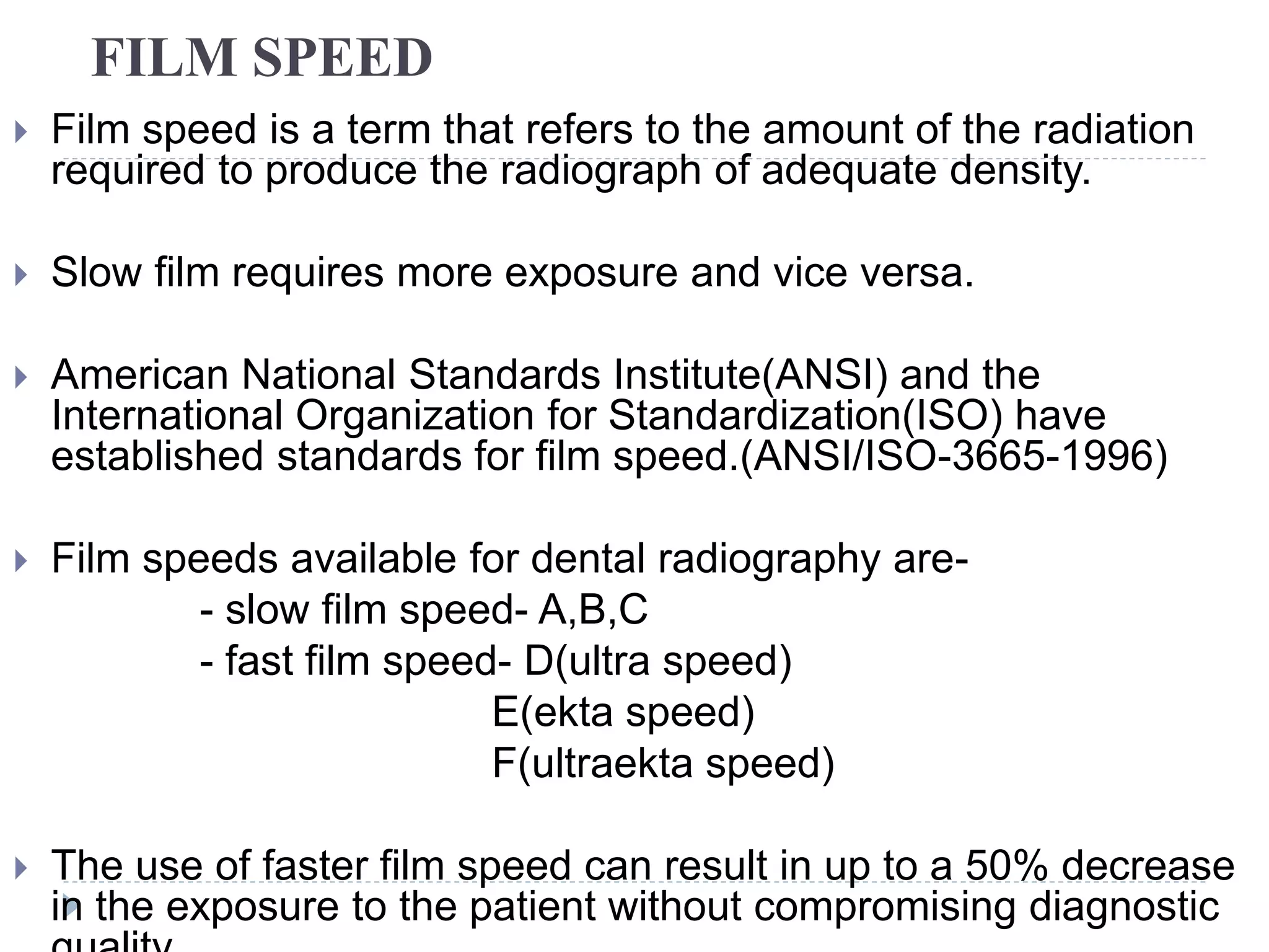 Screen Speed Radiography ANALOG RADIOGRAPHY SEM1.pptx