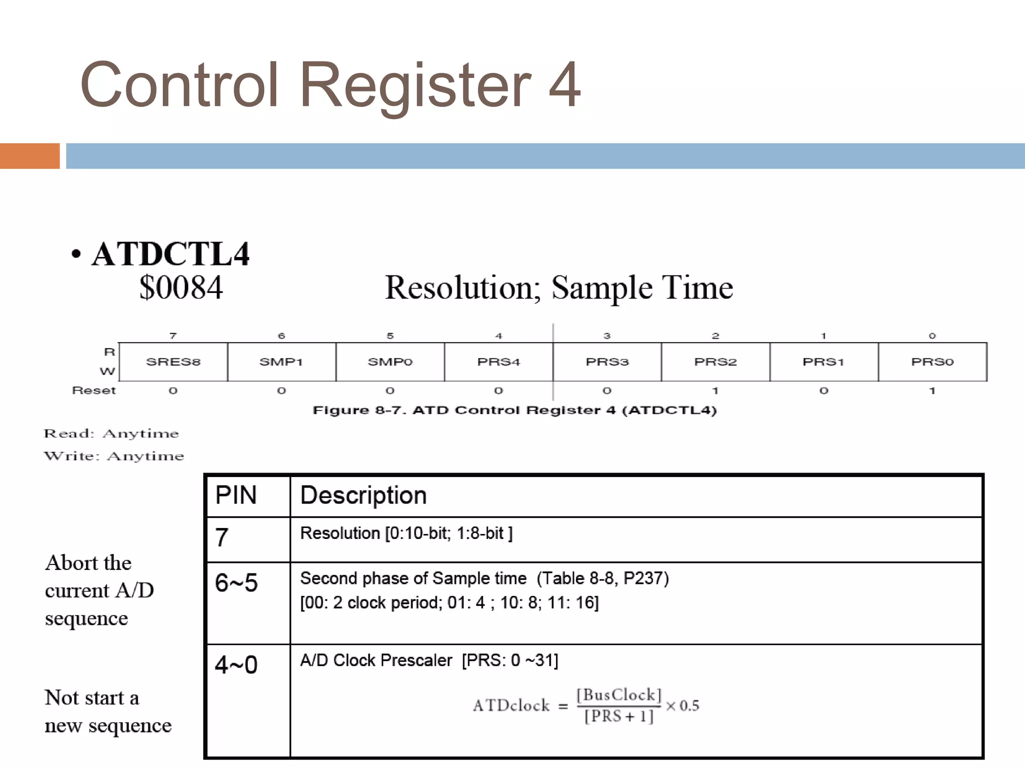Control Register 4
 