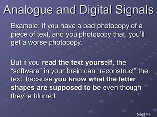 Analog anddigital signals | PPT