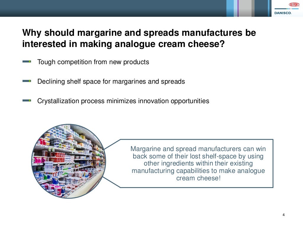 Analogue cream cheese