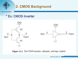 2. CMOS Background * Ex: CMOS Inverter 