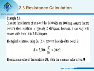 2.3 Resistance Calculation 