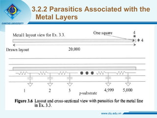 3.2.2 Parasitics Associated with the  Metal Layers 