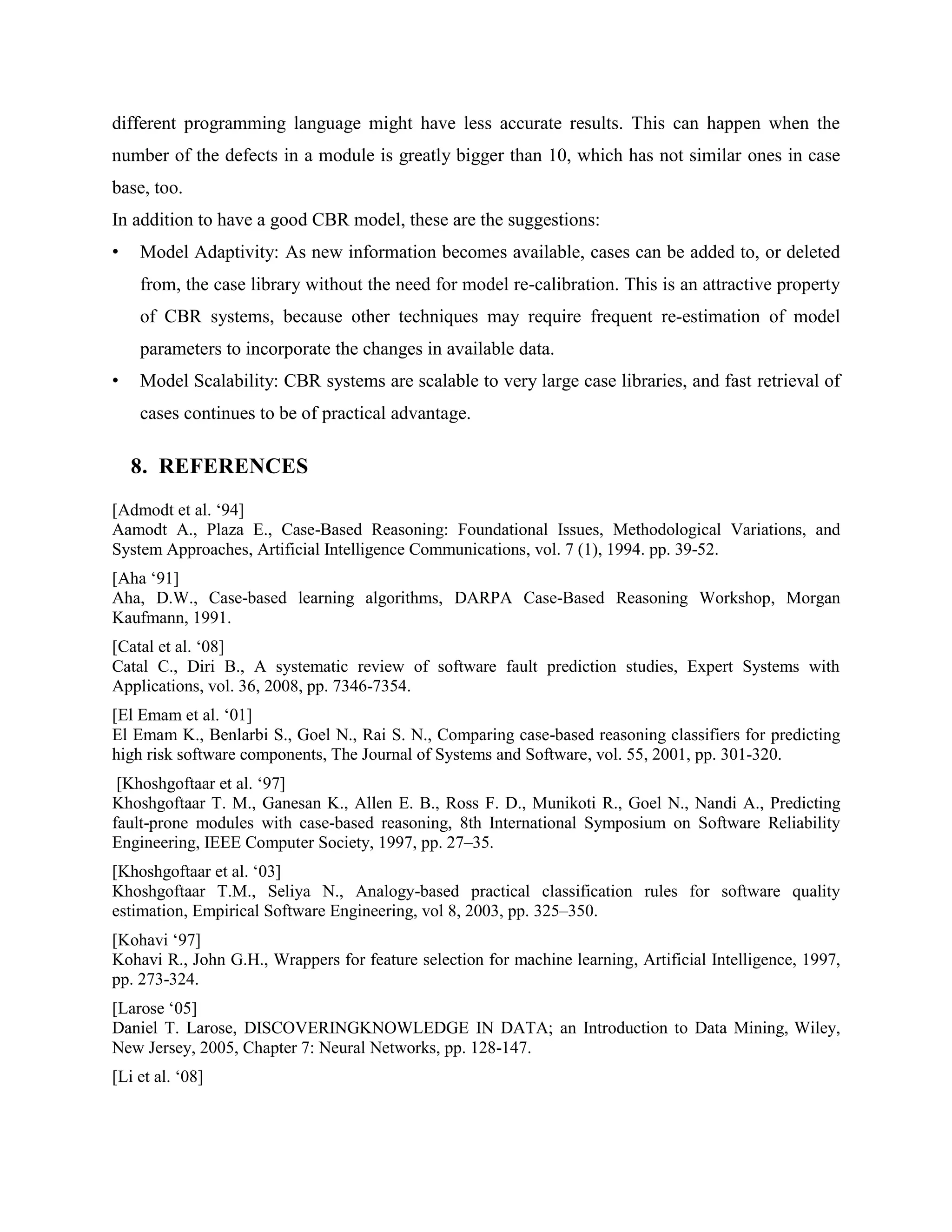 Analogy Based Defect Prediction Model Elham Paikari Department of ...