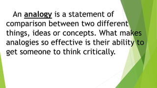 What is analogy best sale