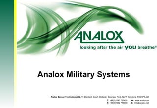 Analox Military Systems   