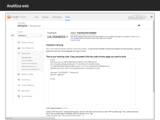 Analítica web
 