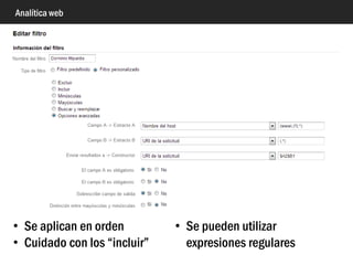 Analítica web
 