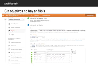 Analítica web
http://fpt.me/RegExpAnalytics
 