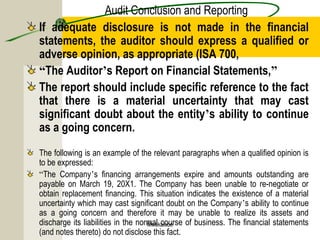 Analyitical review procedures and going concern | PPT