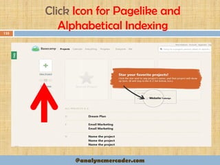 Click Icon for Pagelike and
Alphabetical Indexing135
@analyncmercader.com
 