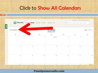 Click to Show All Calendars
150
@analyncmercader.com
 