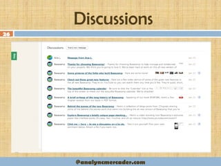 Discussions
26
@analyncmercader.com
 