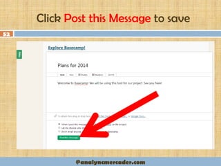 Click Post this Message to save
52
@analyncmercader.com
 