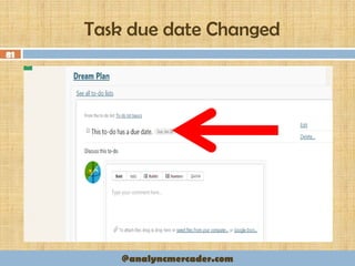 Task due date Changed
81
@analyncmercader.com
 