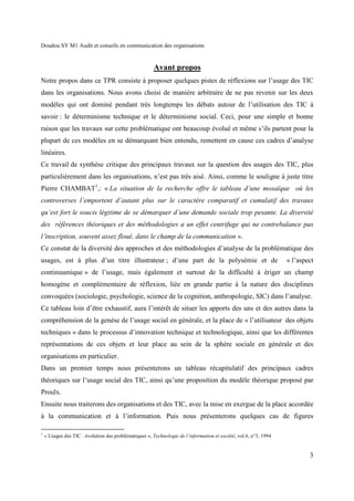 Analyse Des Usages Tic Tpr