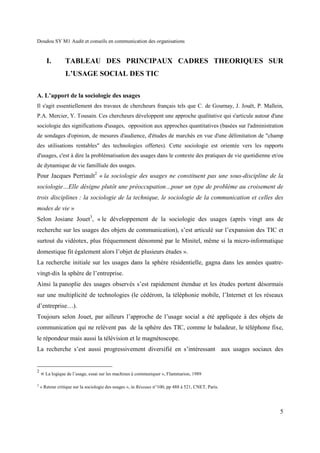 Analyse Des Usages Tic Tpr