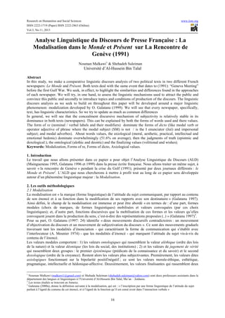 Research on Humanities and Social Sciences www.iiste.org
ISSN 2222-1719 (Paper) ISSN 2222-2863 (Online)
Vol.3, No.11, 2013...