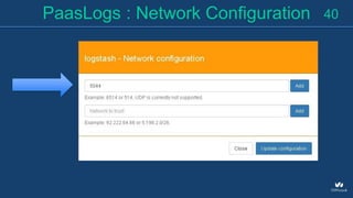 PaasLogs : Network Configuration 40
 