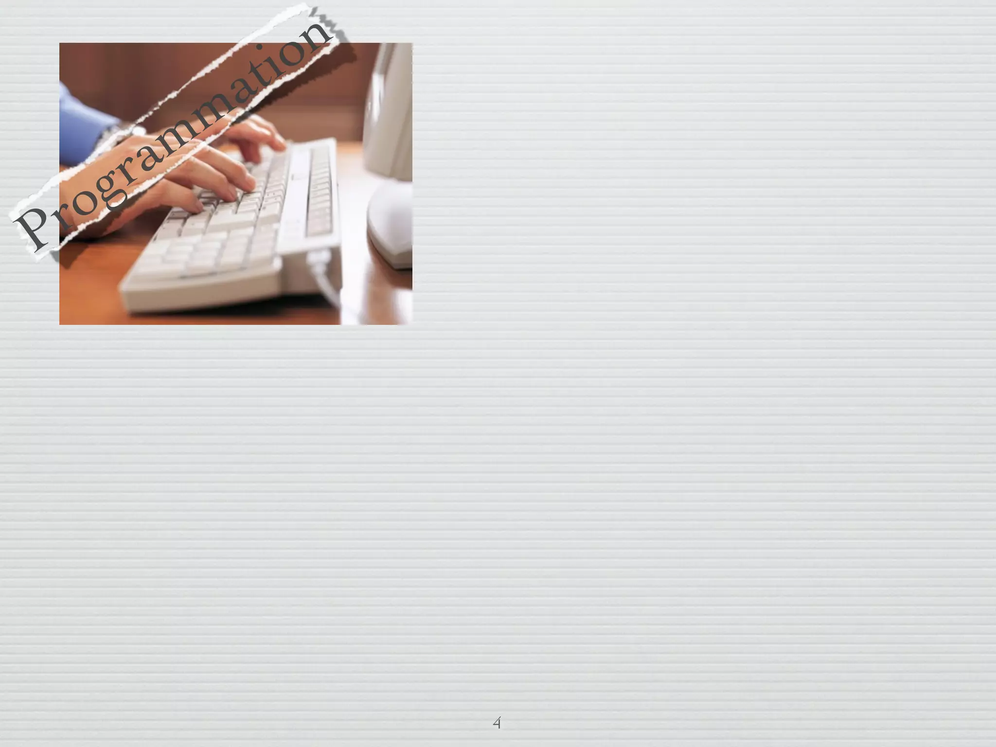 io n
                          a t
                        mm
              g      ra
      r     o
    P




                                    4
lundi 5 septembre 2011
 