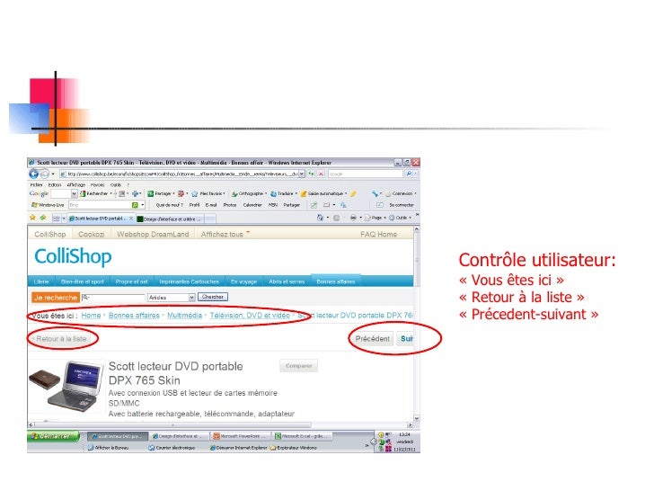 Analyse1 Le Site E Commerce De Colruyt