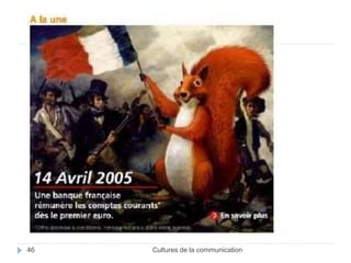 46 Cultures de la communication 
 