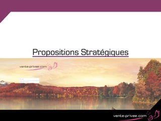Propositions Stratégiques
 