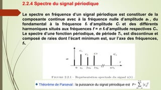 Analyse de Fourier ( serie de Fourier et TF) | PPTX
