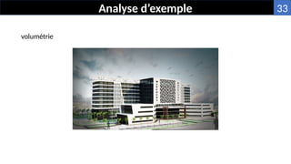 Analyse d’exemple 33
volumétrie
 