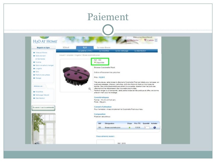 Analyse Site E Commerce H2o