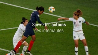 Suivre les actions
des internautes
 