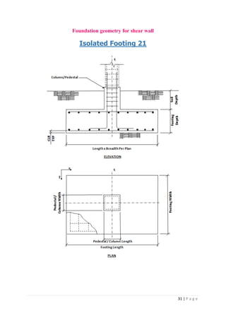 Triangular Footing Analyses and Ddesign of a Two Storied RC Building | PDF