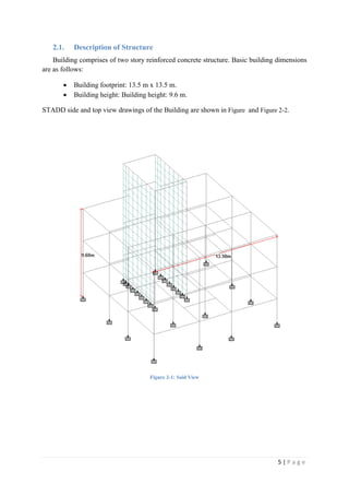 Analyses and Ddesign of a Two Storied RC Building | PDF