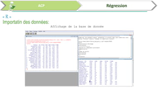 Analyses des données par SPSS et R