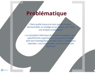 Analyse stratégique 