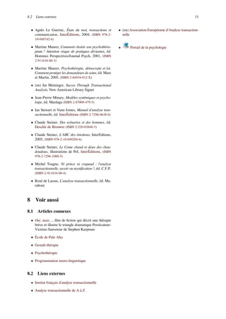 Analyse transactionnelle | PDF