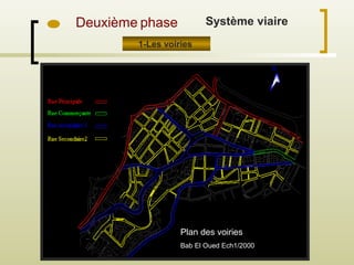 Deuxième phase
1-Les voiries
Système viaire
Plan des voiries
Bab El Oued Ech1/2000
 