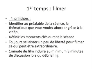 Analyse vidéo et blog