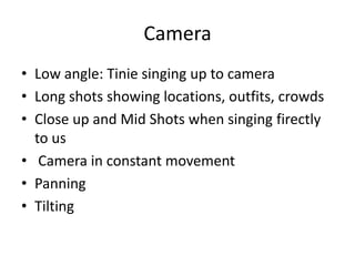 Realism of events: V Festival, St Paul’s       Academy, T4OTB, Award show