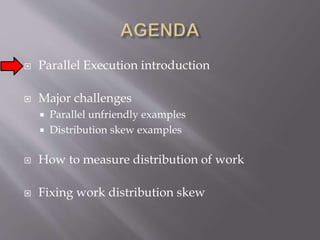 Analysing and troubleshooting Parallel Execution IT Tage 2015 | PPTX
