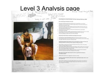 Level 3 Analysis page
 